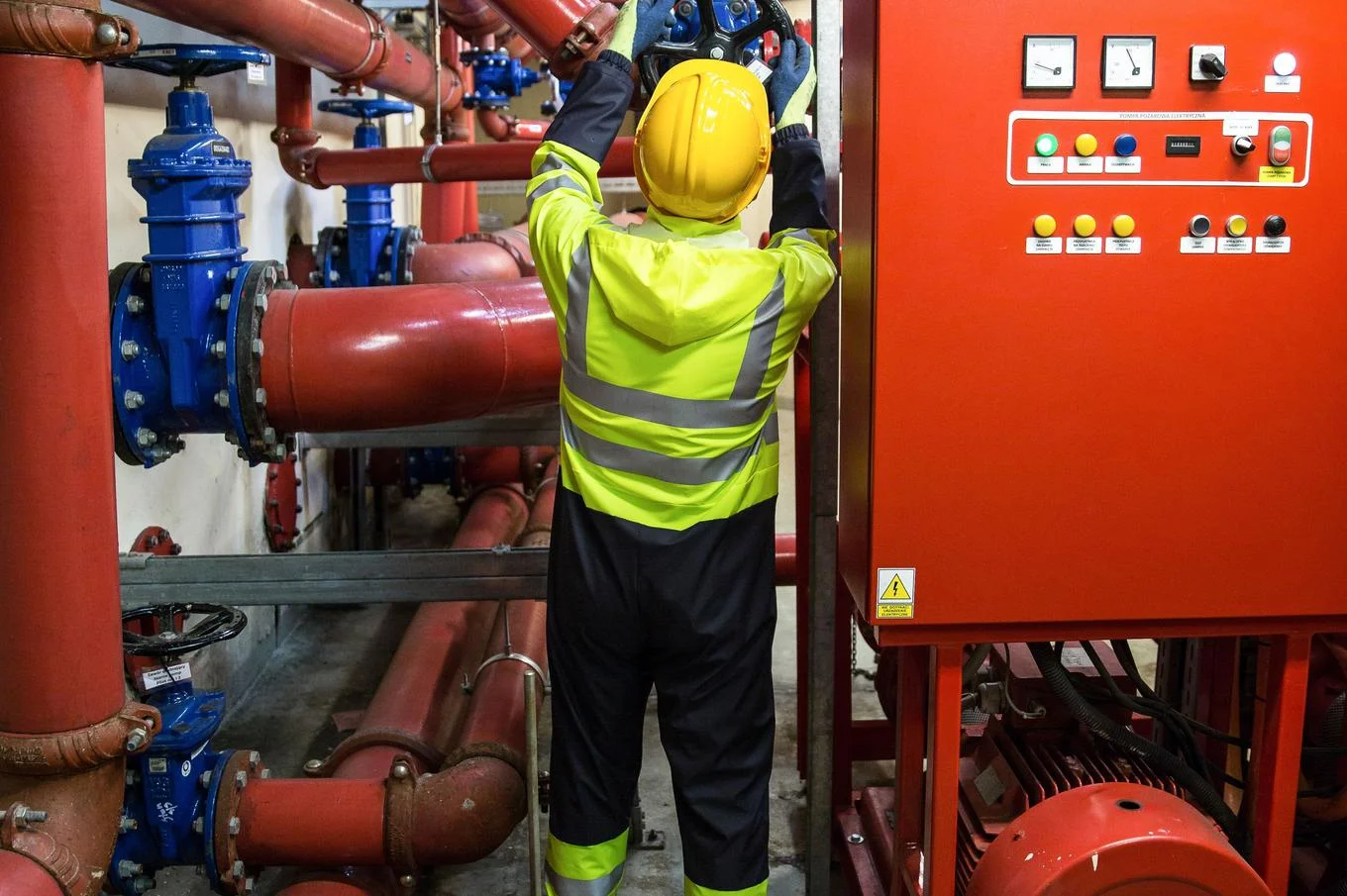 Electromechanical equipment room representing export product coordination